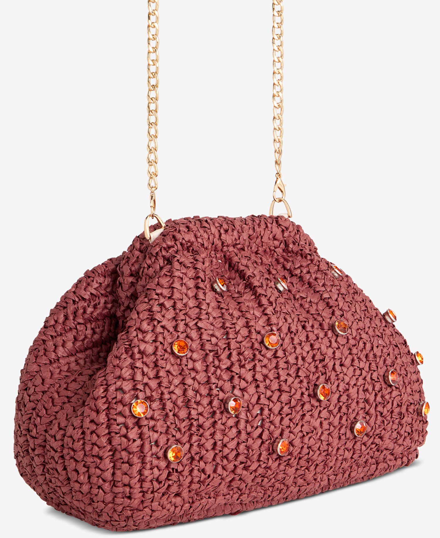 Crochet Raffia Shoulder Bag