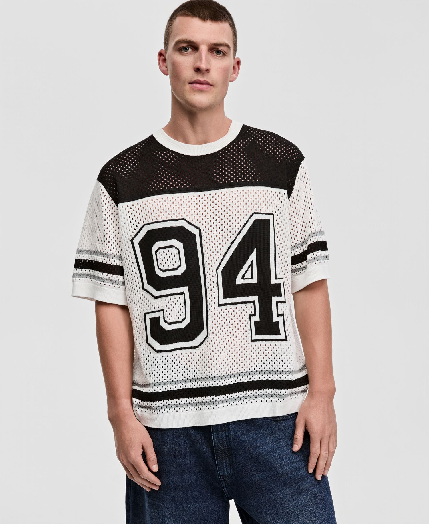 Mode of One Men's Relaxed-Fit Sweater Jersey