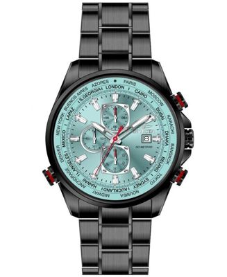 Men's 50498 Aviator Quartz VD57 Tiffany Blue Dial Watch