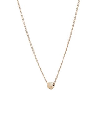 Amara Petite Heart Pendant Necklace Dainty Trendy