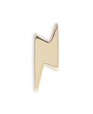 Jac+Jo Icon Gold Lightning Bolt Single Stud