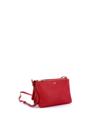 Small Trio Crossbody Bag Leather