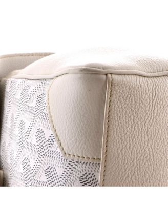 Mini Saigon Top Handle Bag Coated Canvas with Leather