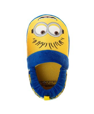 Toddler Minions Dual Slippers Kids' Cozy Warm Soft Plush Indoor Wear Fun Character Design SlipOn