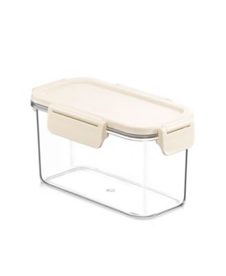 Airtight Food Storage Container – Clear Stackable Canister for Pantry, Rice, Pasta, Cereal and Snacks