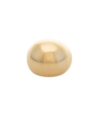 18K Gold Plated Polished Bubble Statement Ring
