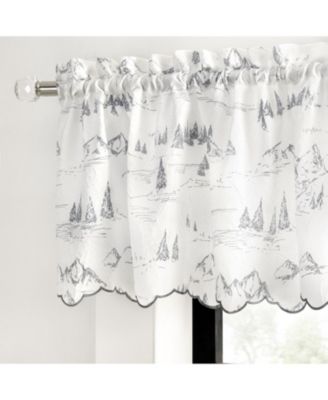 Mountain Vista 100% Polyester Rod Pocket Valance 48" x 15"