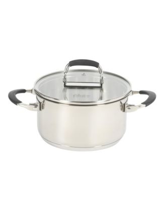 Silverbolt 6 Piece Stackable Space-Saving Dutch Oven Sauce Pan Cookware Set