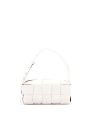 Small Brick Cassette Shoulder Bag Maxi Intrecciato Leather