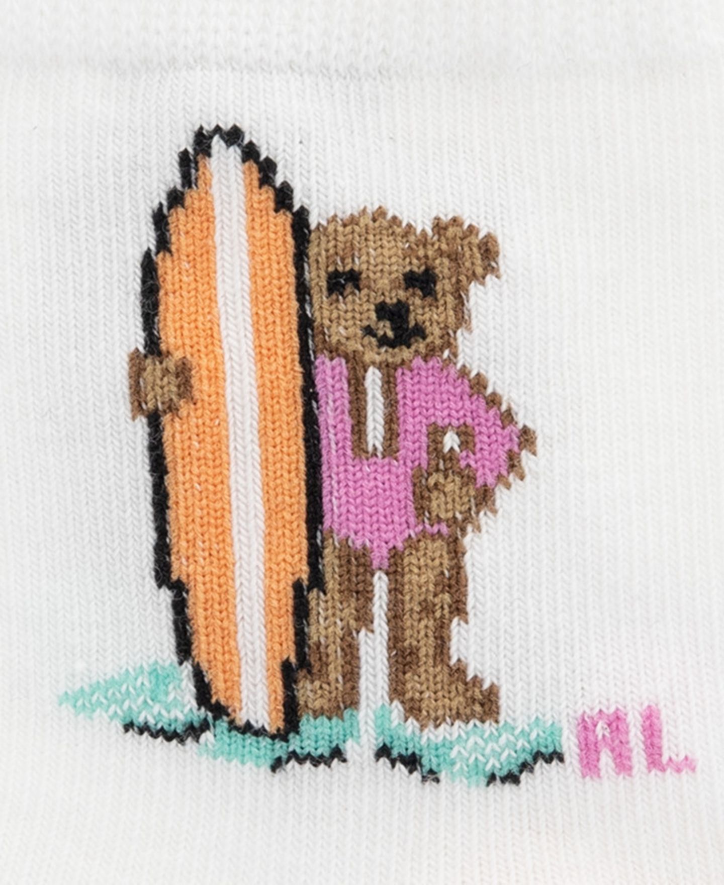 Носки Classic, средней высоты, 3 шт. — Polo Ralph Lauren, цвет: Белый / Розовый — фото 4