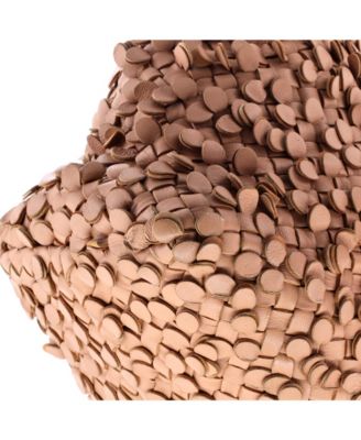 Large Poussin Paillettes Cabat Handbag Intrecciato Nappa