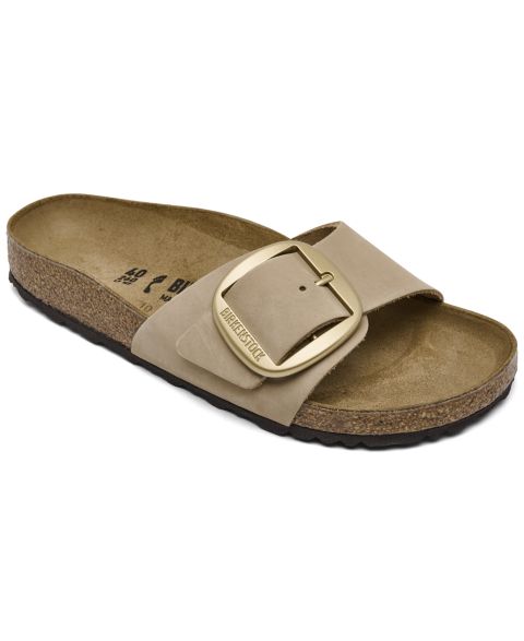 Женские сандалии Birkenstock Madrid Big Buckle, цвет: Бежевый