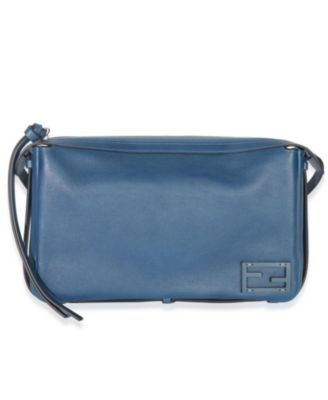 Blue Nappa Medium Simply Fendi Shoulder Bag