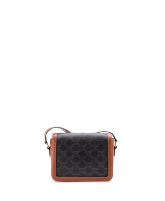 Teen Triomphe Shoulder Bag Triomphe Coated Canvas