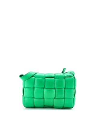 Cassette Crossbody Bag Padded Maxi Intrecciato Leather