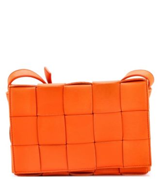 Small Cassette Crossbody Bag Maxi Intrecciato Leather