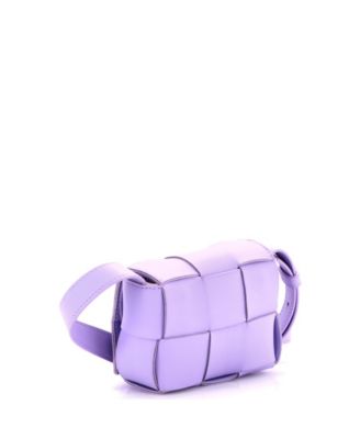Candy Cassette Crossbody Bag Maxi Intrecciato Leather