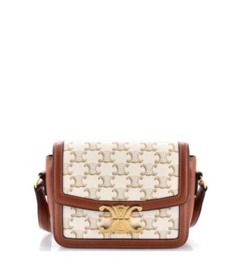 Teen Triomphe Shoulder Bag Triomphe Coated Canvas