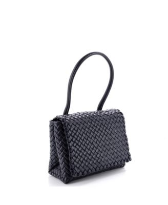 Patti Top Handle Bag Intrecciato Leather