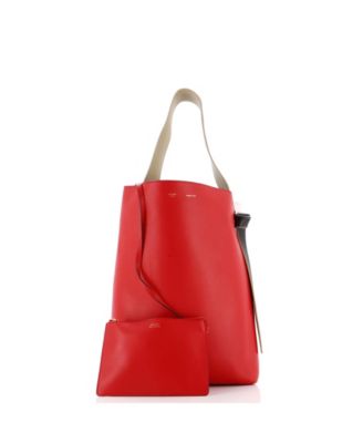 Small Twisted Cabas Tote Calfskin