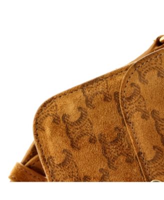 Teen Triomphe Shoulder Bag Triomphe Suede