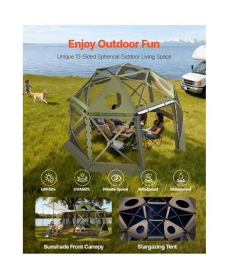 Camping Screen House Canopy for 10-12 People