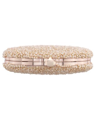 Hera Beaded Shell Shaped Small Clutch Handbag