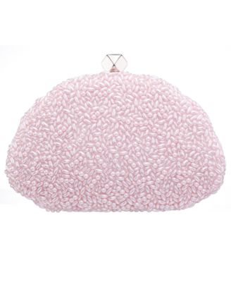 Hera Beaded Shell Shaped Small Clutch Handbag