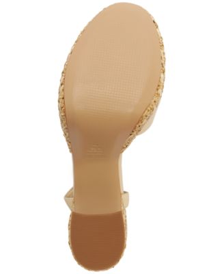 Women's Keefa Raffia Round Toe Sandals