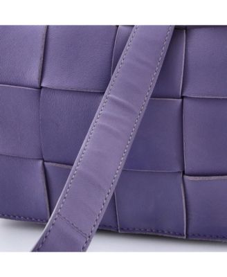 Small Cassette Crossbody Bag Maxi Intrecciato Leather