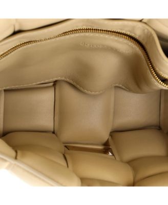 Cassette Crossbody Bag Padded Maxi Intrecciato Leather