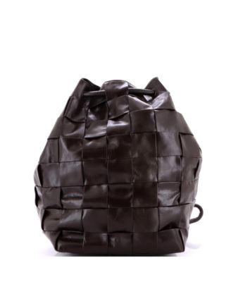 Small Cassette Sailor Backpack Maxi Intrecciato Leather