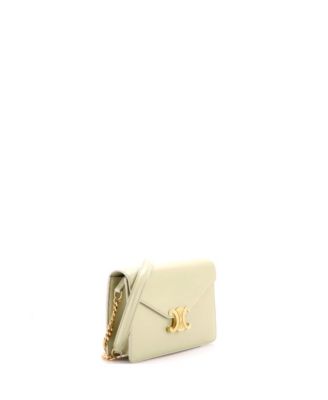 Margo Triomphe Wallet on Chain Leather