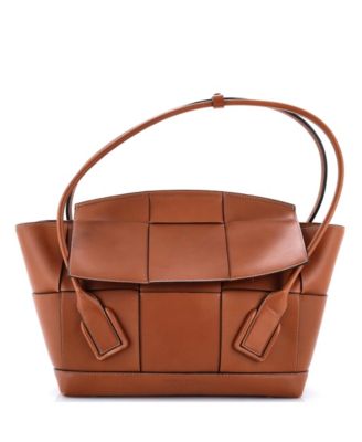 Medium Arco Bag Maxi Intrecciato Leather