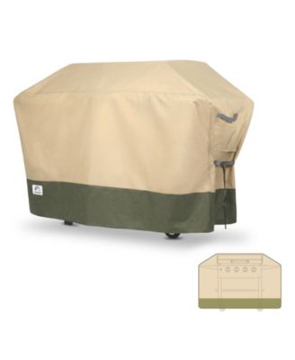 Heavy Duty BBQ 3-6 Burners Flap Top Grill Cover, 600D Waterproof Oxford Outdoor Barbecue Grill Cover with Air Vents
