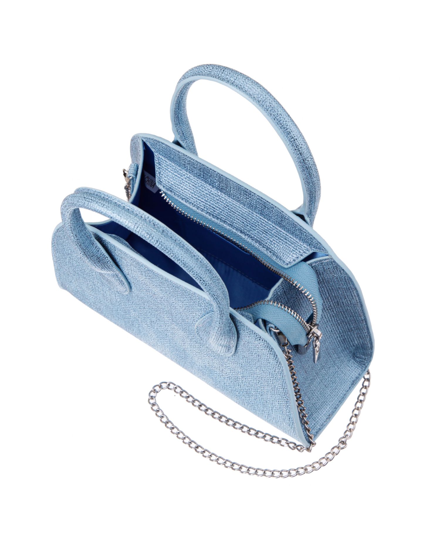 Yorke Metallic Small Satchel Handbag