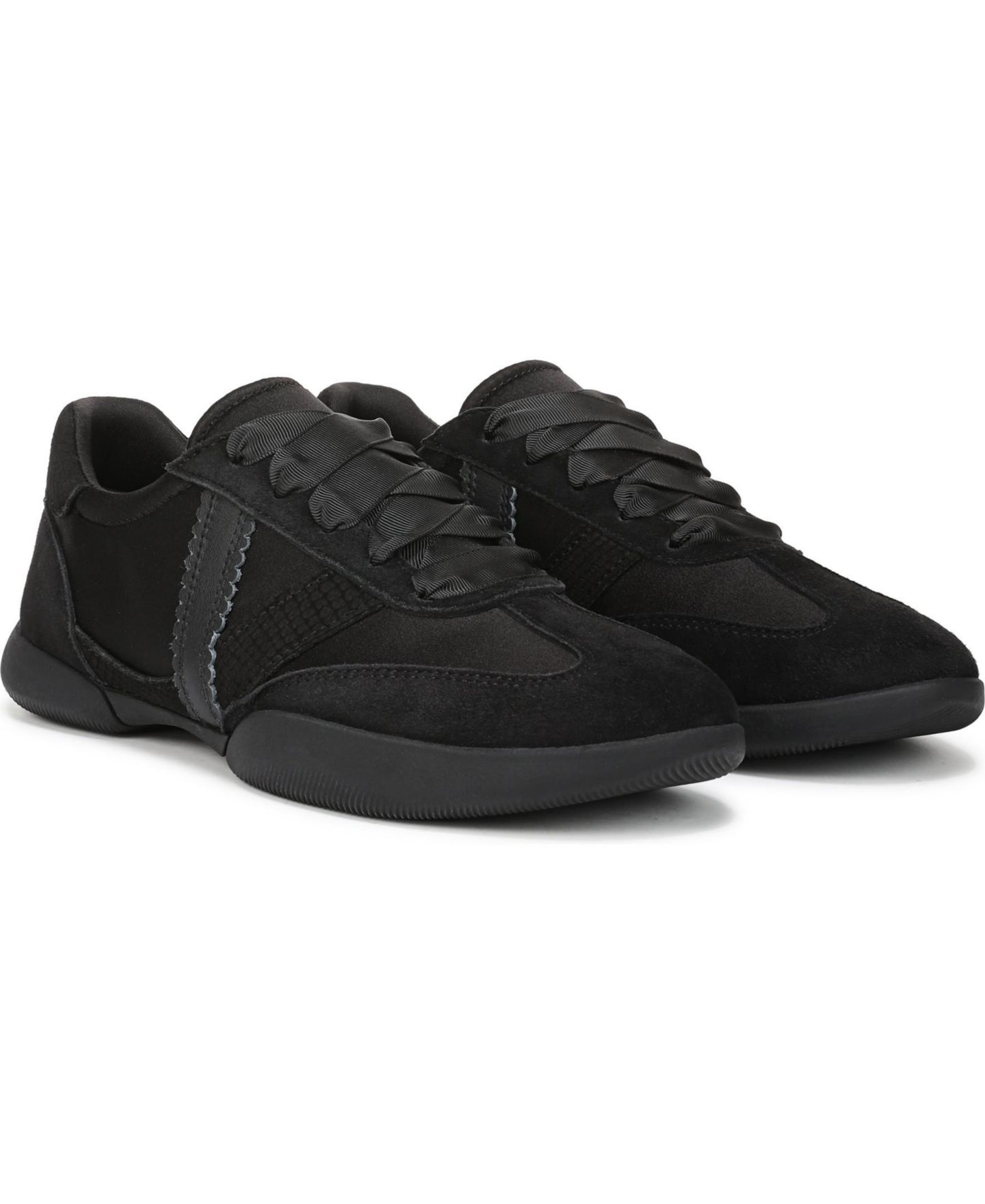 Женские кроссовки Vionic Arabelle Lace Up, цвет: Чёрный / Кожаный — фото 2