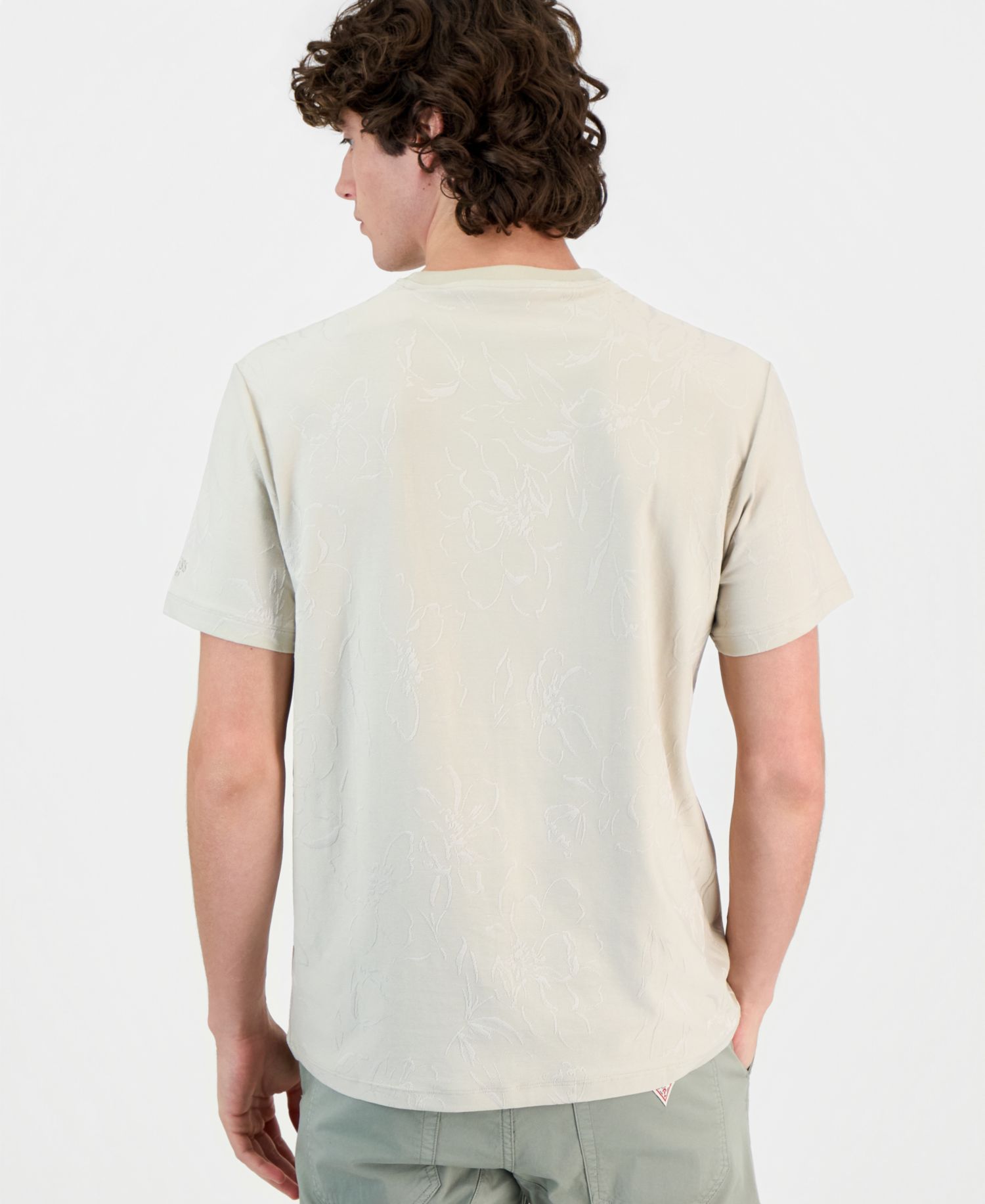 Men's Jacquard Allover Crewneck T-Shirt