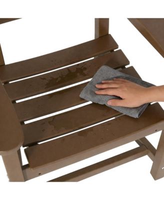 Set of 2 Outdoor Dining Chair with Armrests, For All Weather Conditions