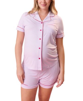 Maternity Clea Postpartum Short Sleeve Pajama Set