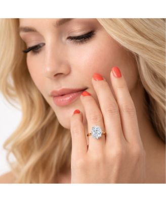 The Elena Oval Solitaire Ring