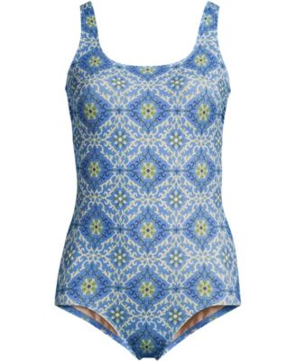 Women's Long Torso Tugless Low Leg One Piece Swimsuit