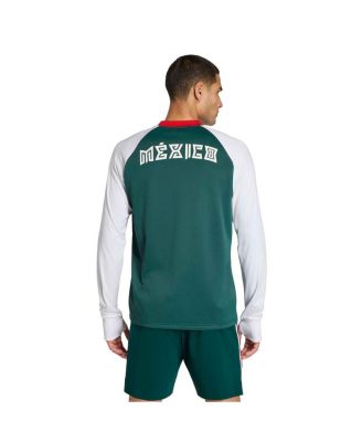 Men's Green Mexico National Team 2026 World Cup Pre-Match Away Long Sleeve Training Jersey