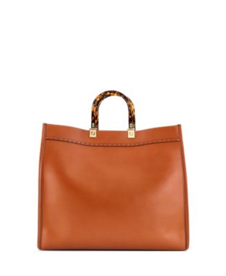 Large Sunshine Shopper Tote Leather