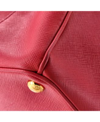 Medium Double Zip Lux Tote Saffiano Leather