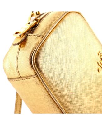 Mini Zip Crossbody Bag Saffiano Leather