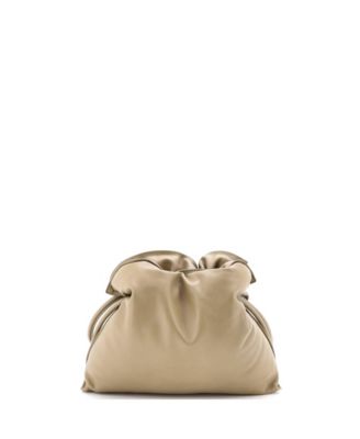 Medium Flamenco Knot Clutch Leather