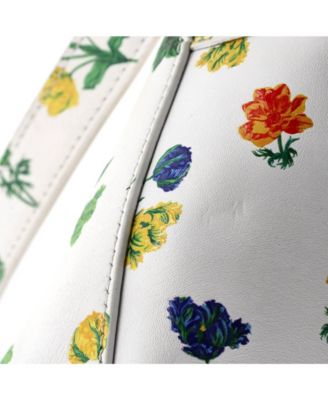 Small Puzzle Edge Bag Printed Leather