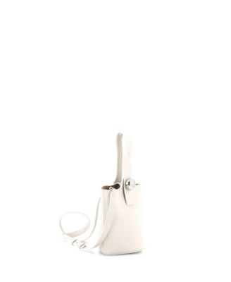 Pebble Bucket Bag Leather