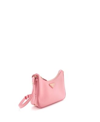 Mini Re-Edition Hobo Saffiano Leather